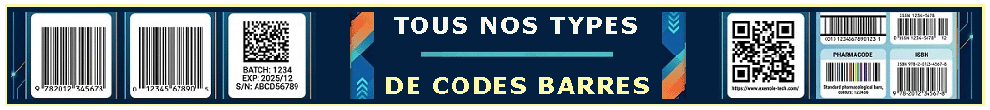 Tous les codes à barres